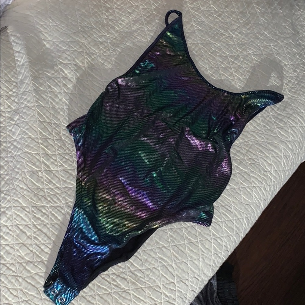 NEW small rainbow onesie